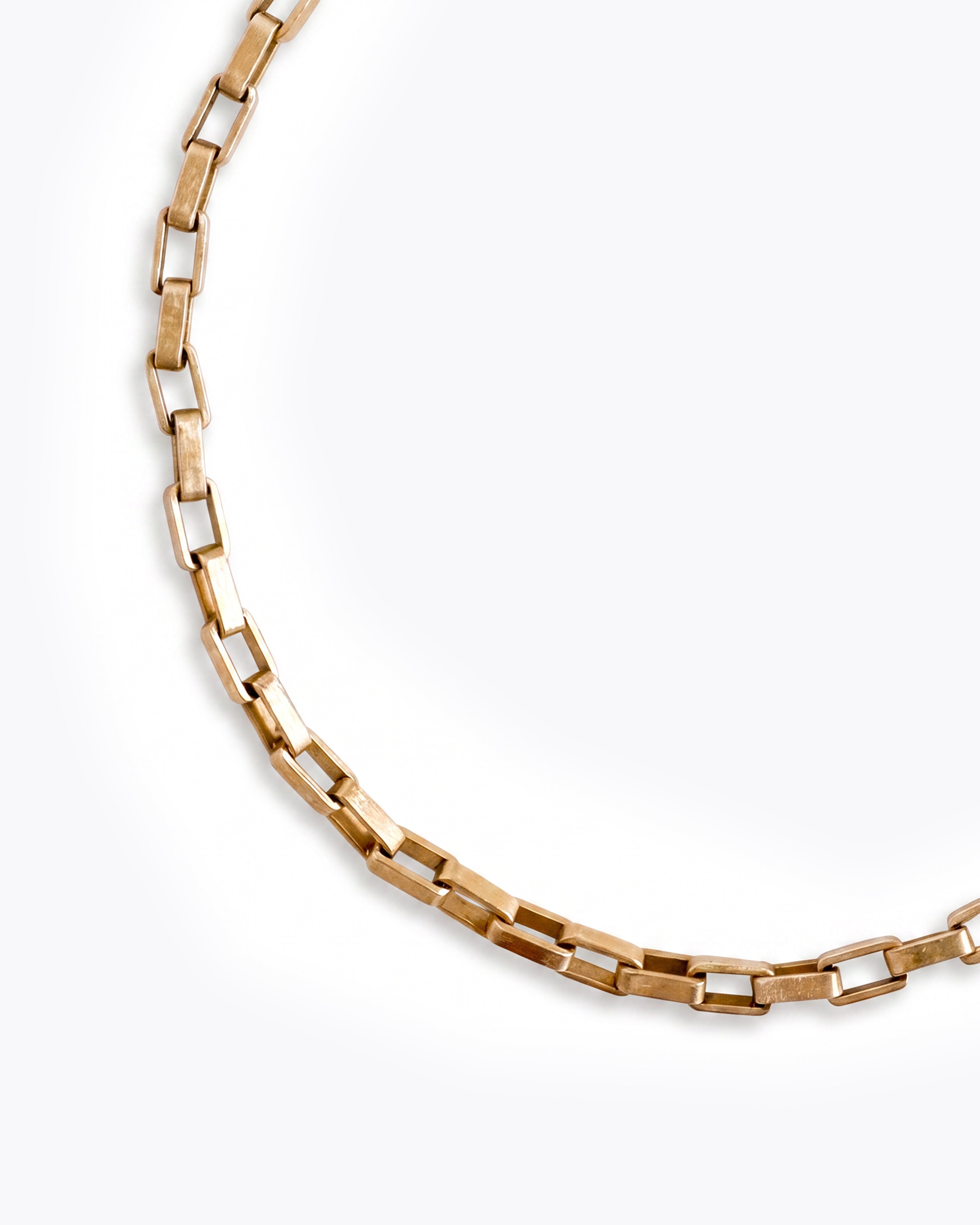 DIORA Rectangular Link Gold Bracelet