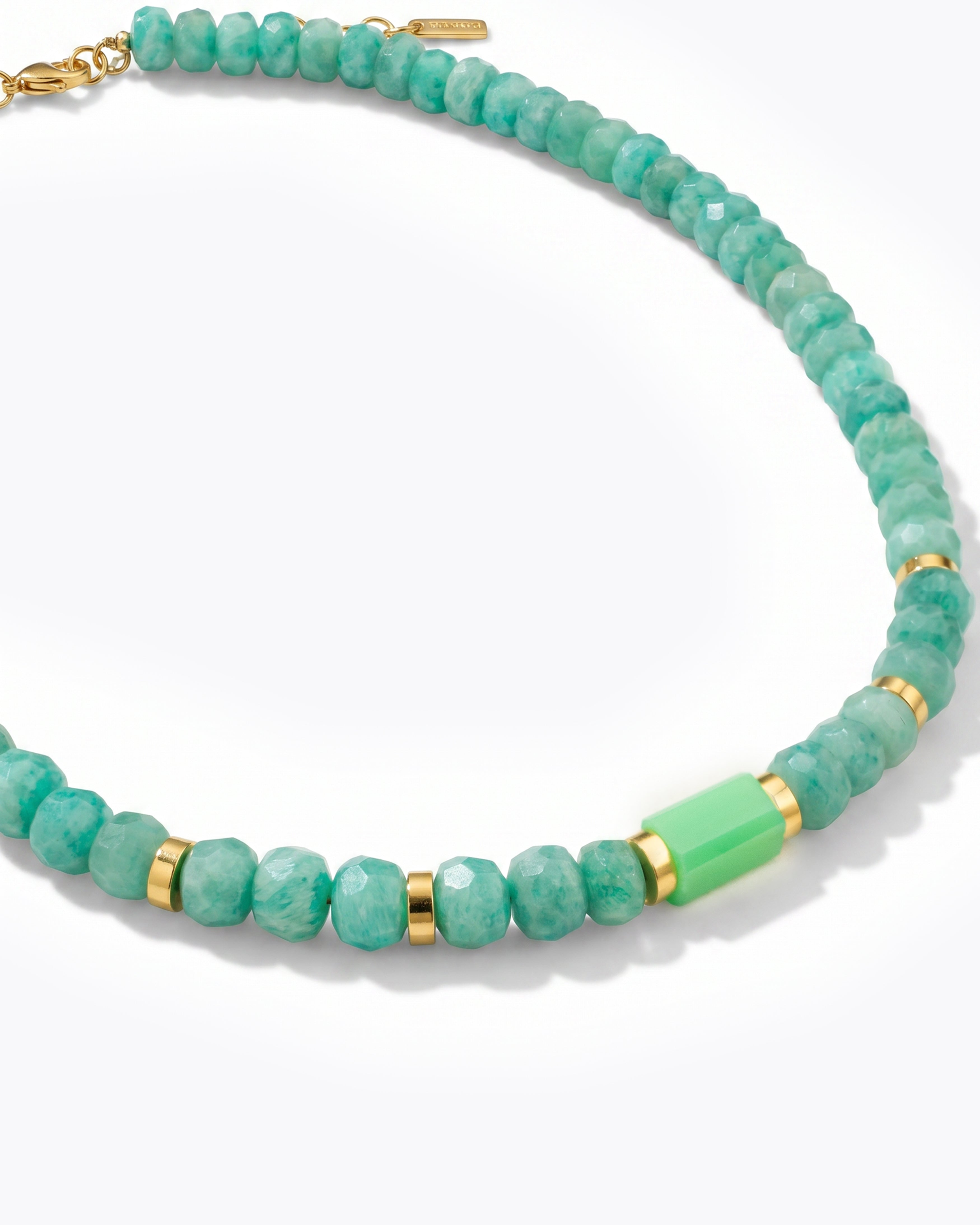 ASHA Collana Crisoprasio e Labradorite