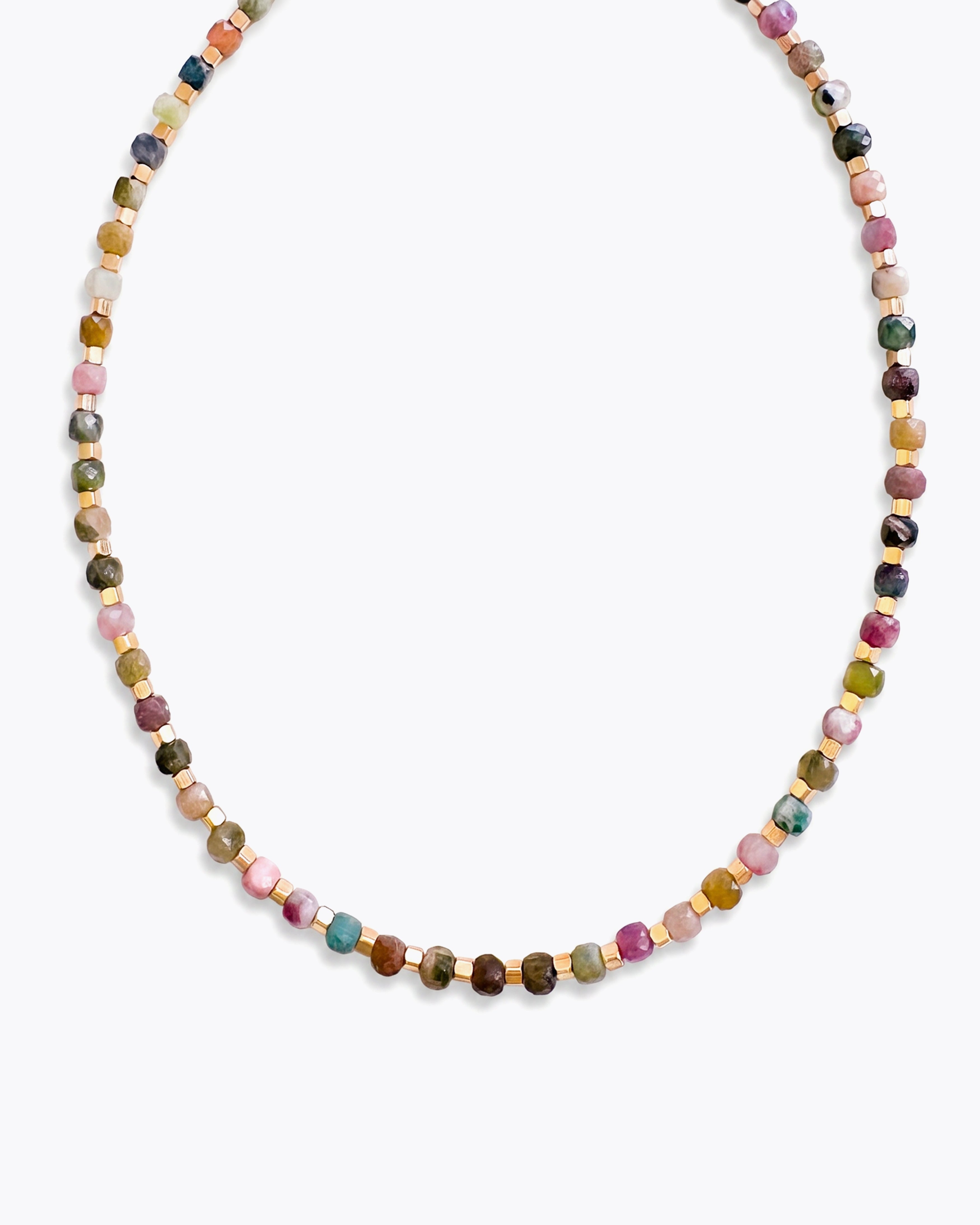 KALEA Watermelon Tourmaline Necklace
