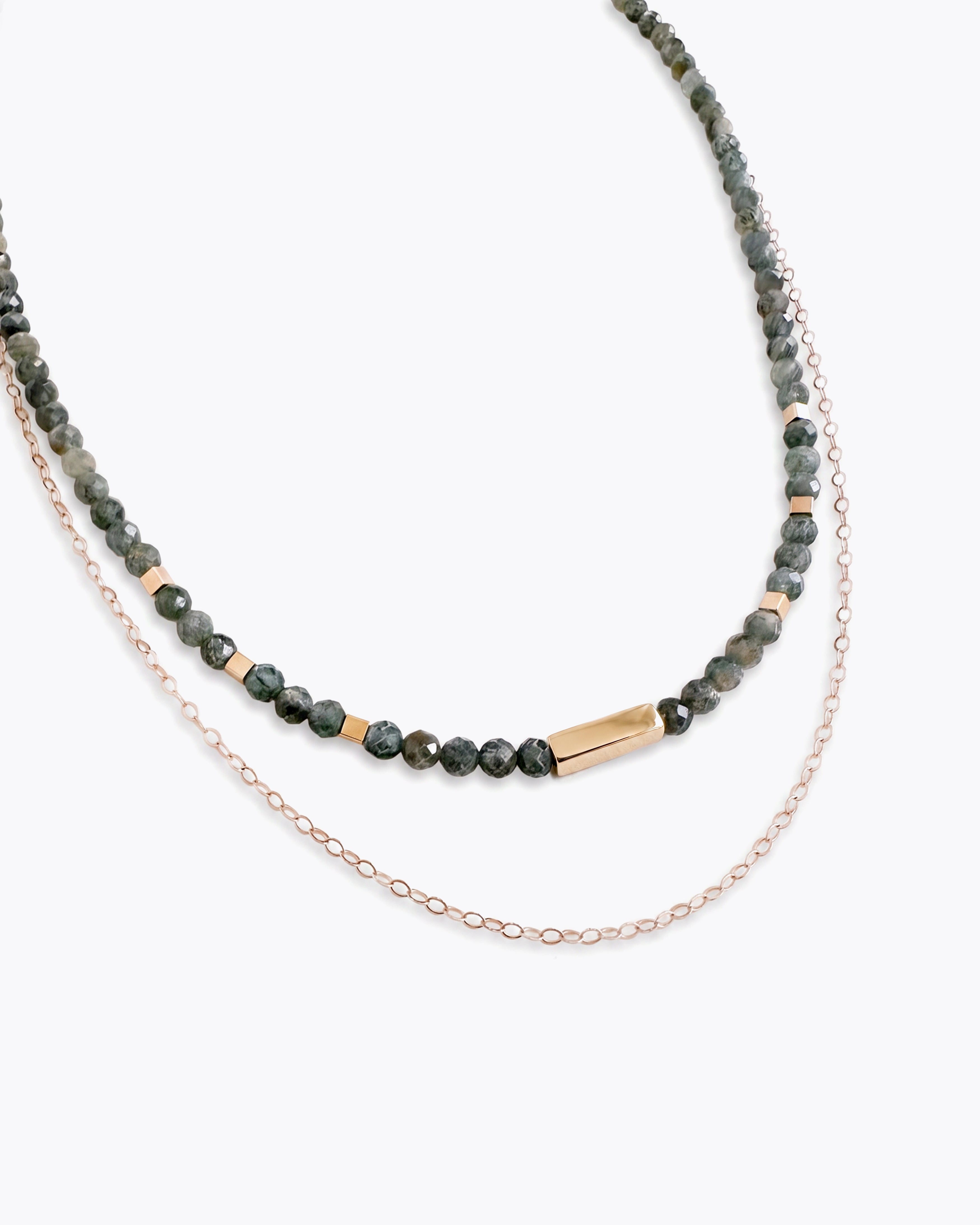 MIRAY Green Kyanite Necklace