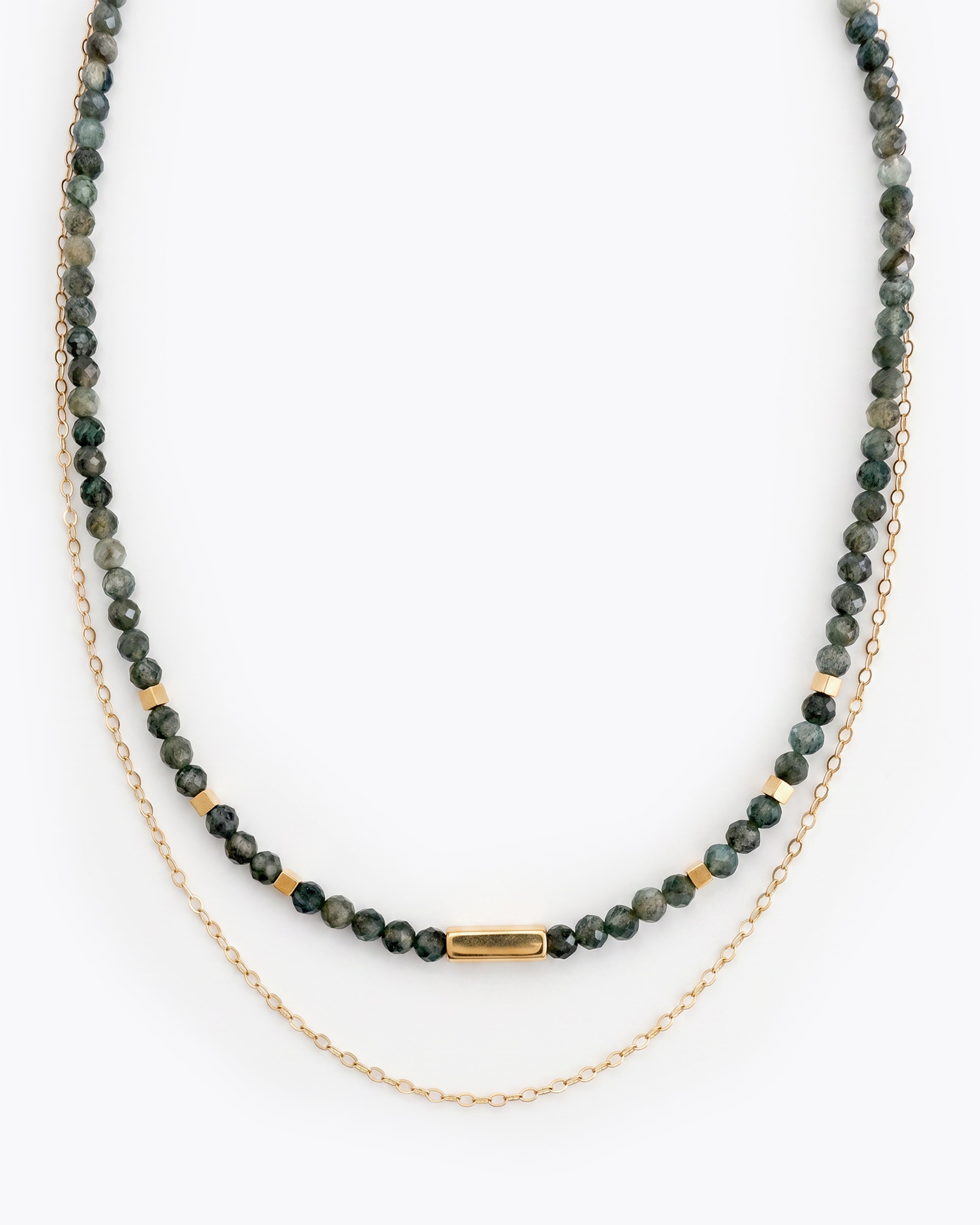 MIRAY Green Kyanite Necklace
