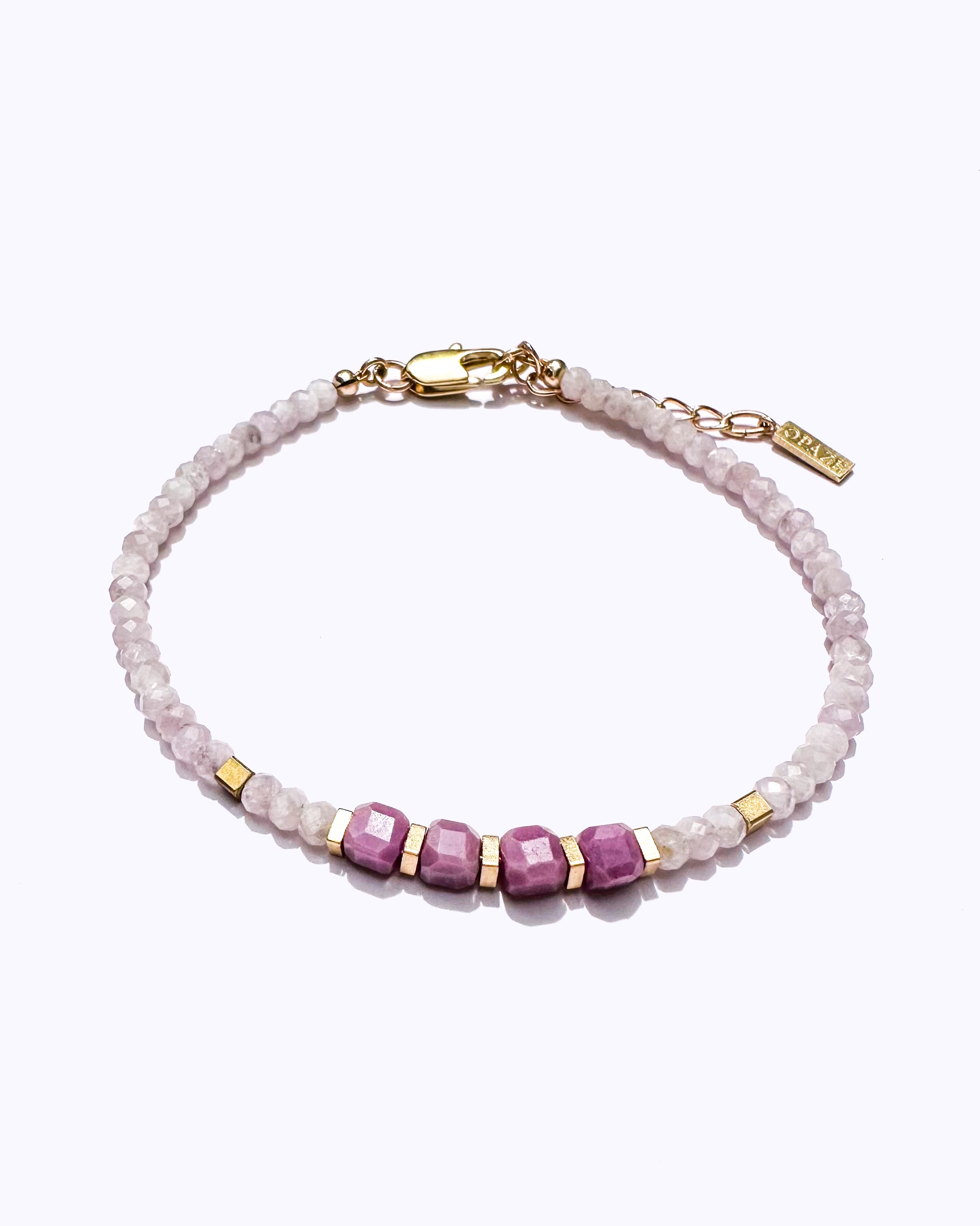 Bracelet AMANI - Kunzite & Lépidolite