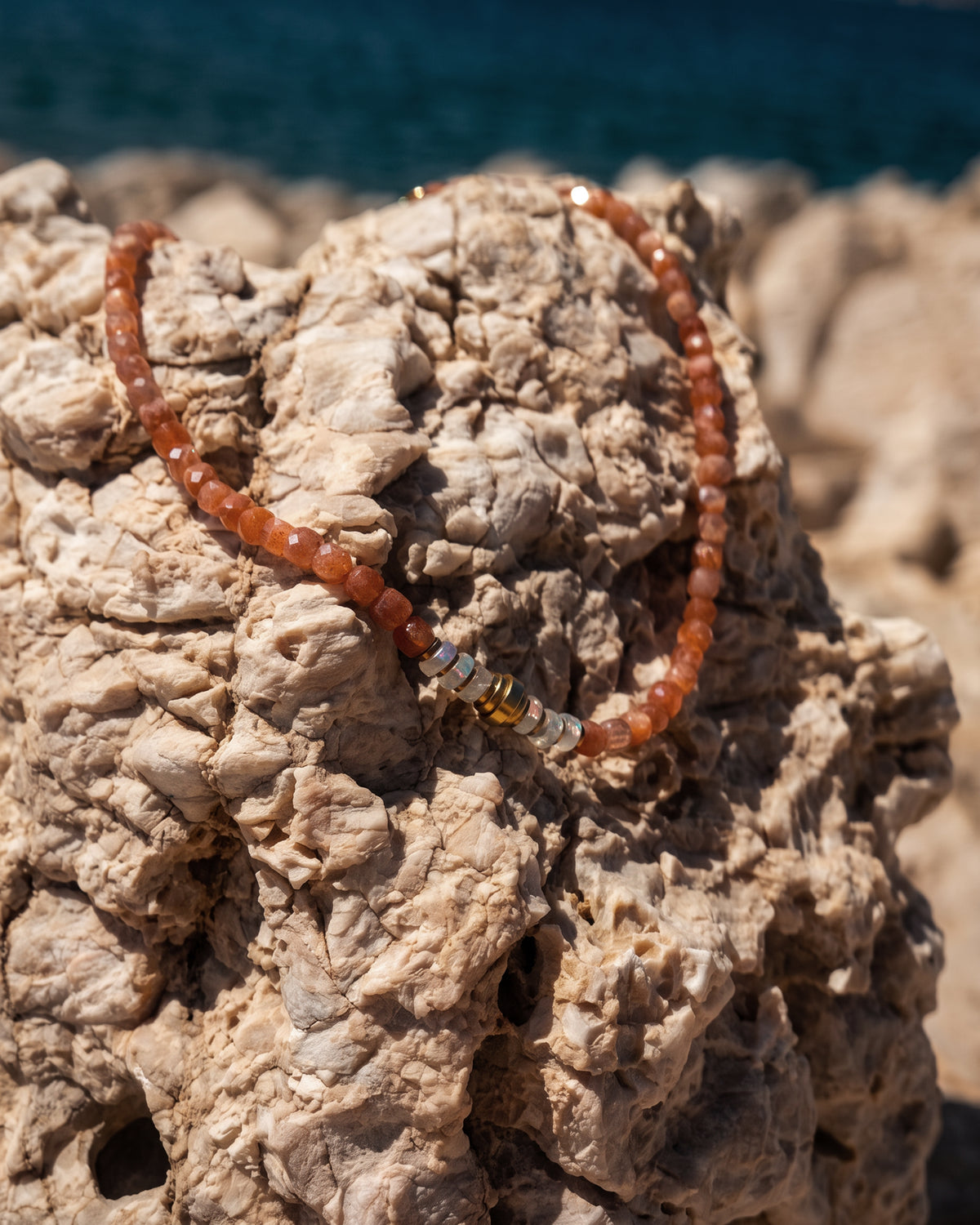 NAYA Sunstone & Moonstone Necklace