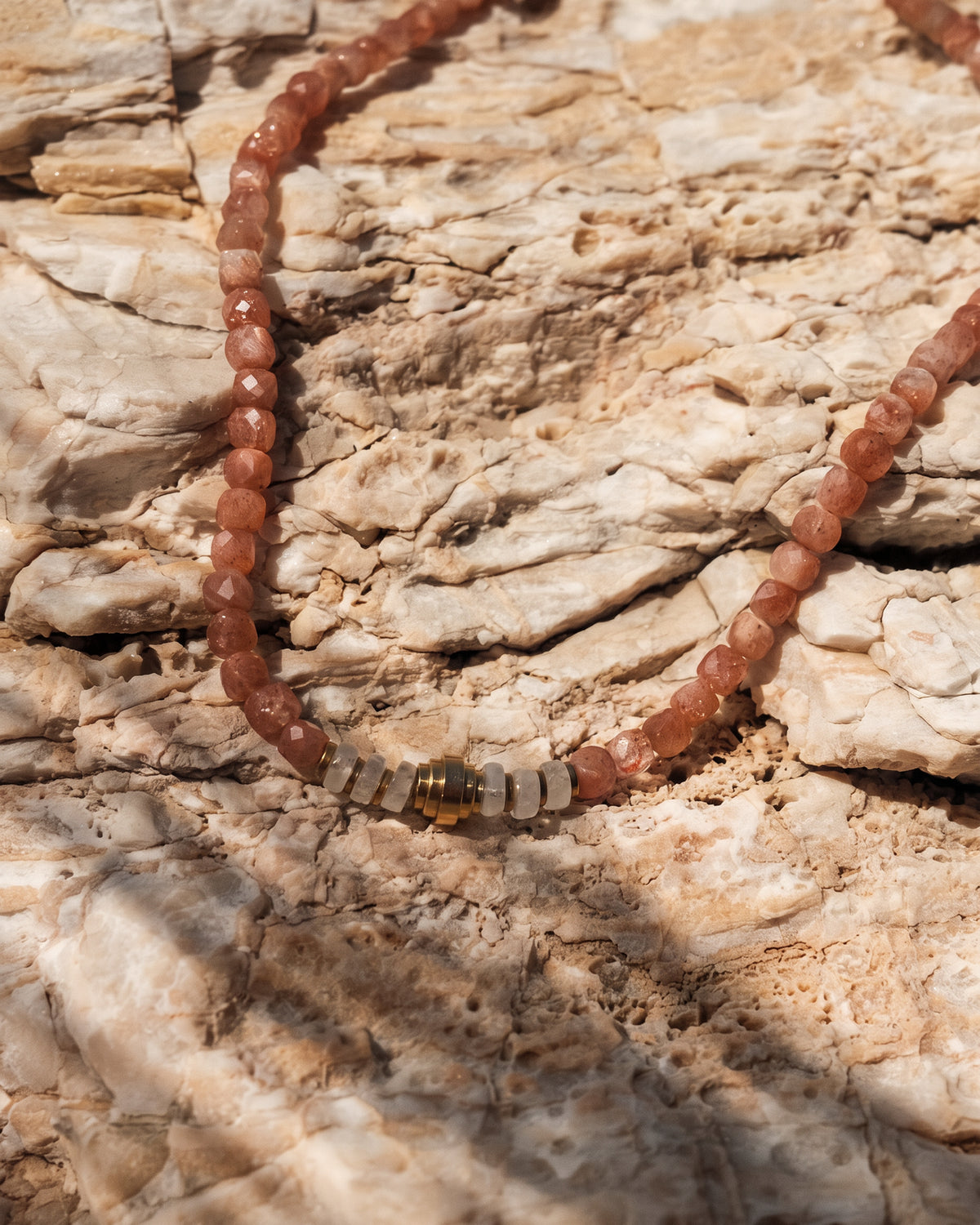 NAYA Sunstone & Moonstone Necklace