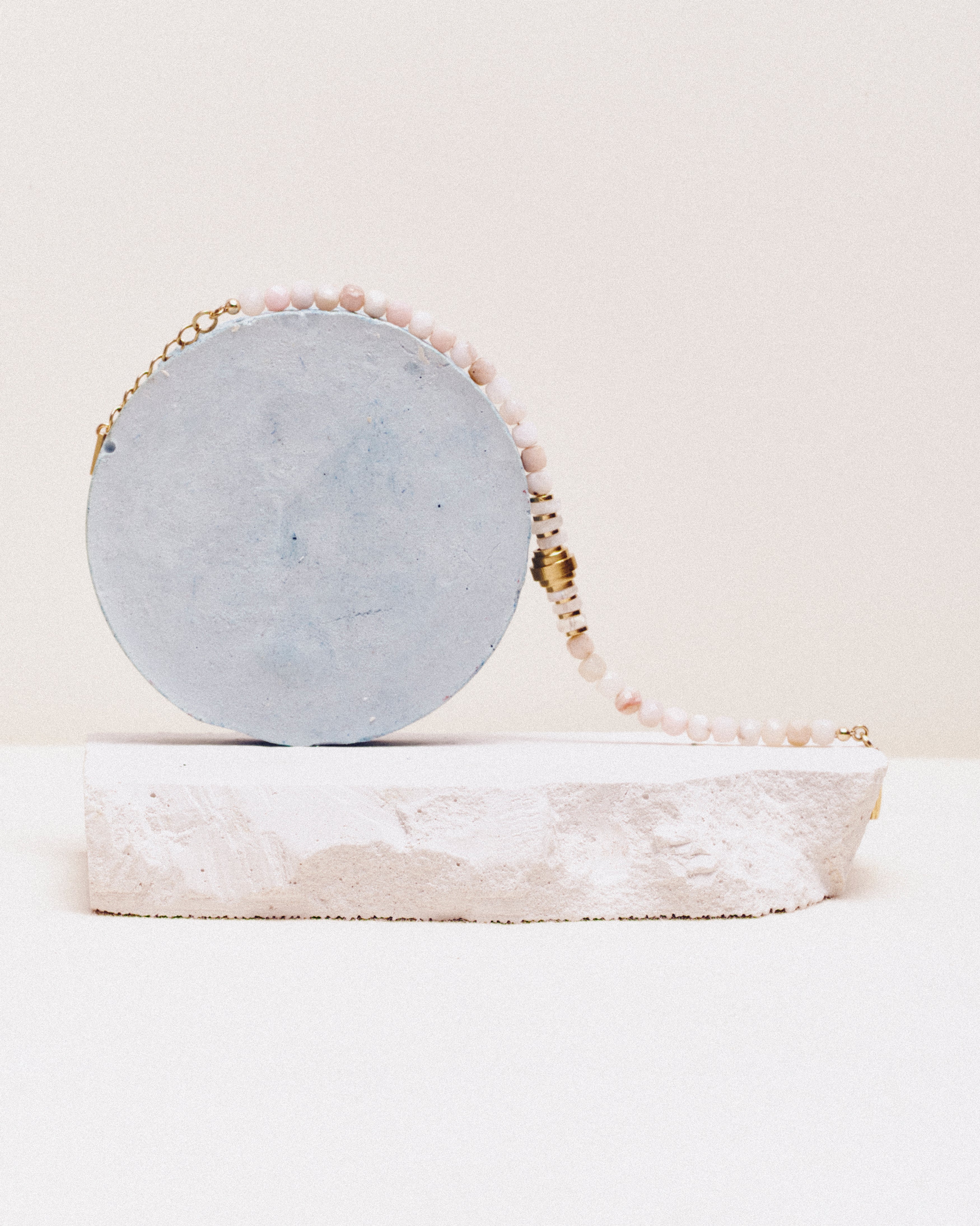 NAYA Pulsera Ópalo rosa & Piedra lunar