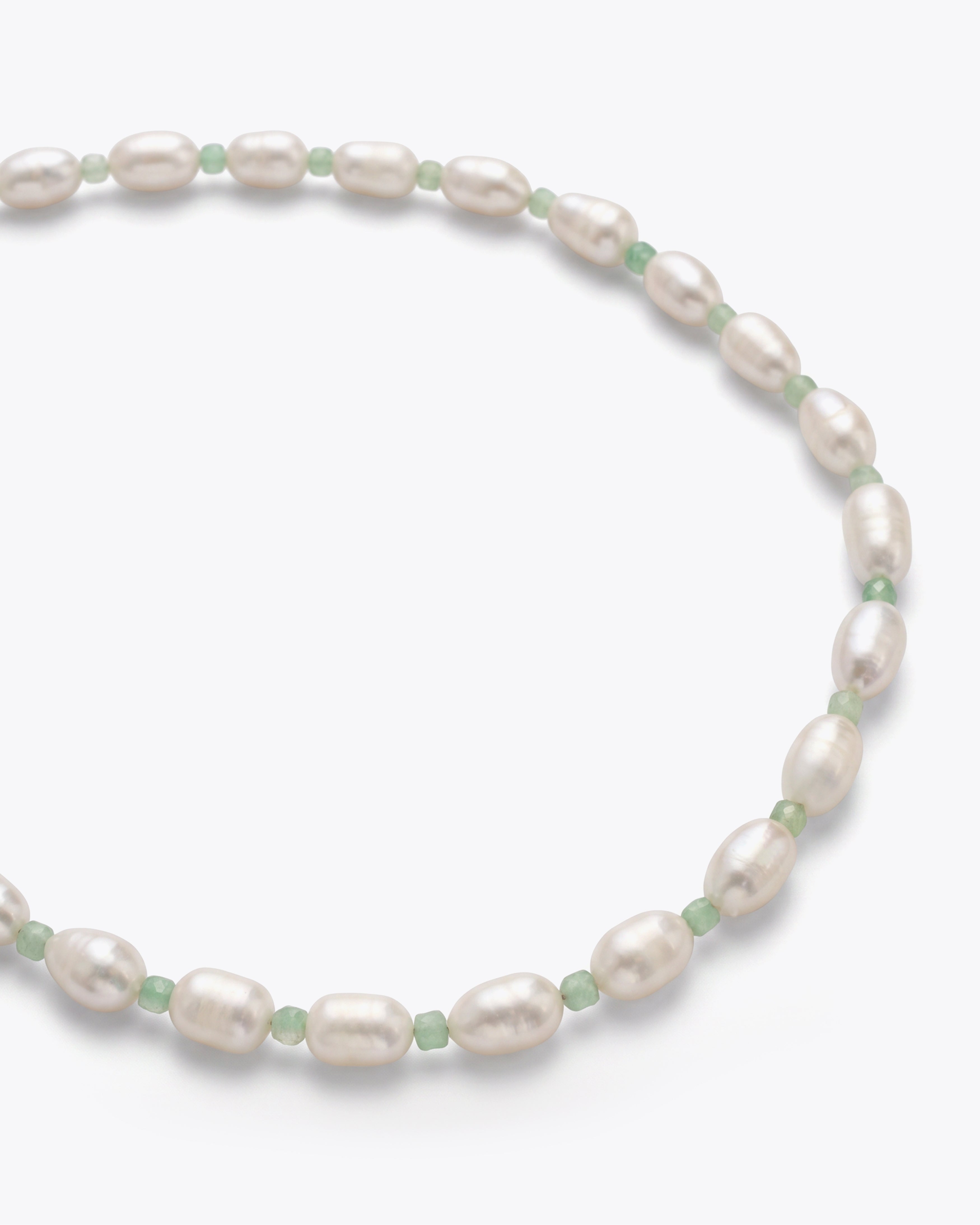 TACARI Freshwater Pearls & Chrysoprase Necklace