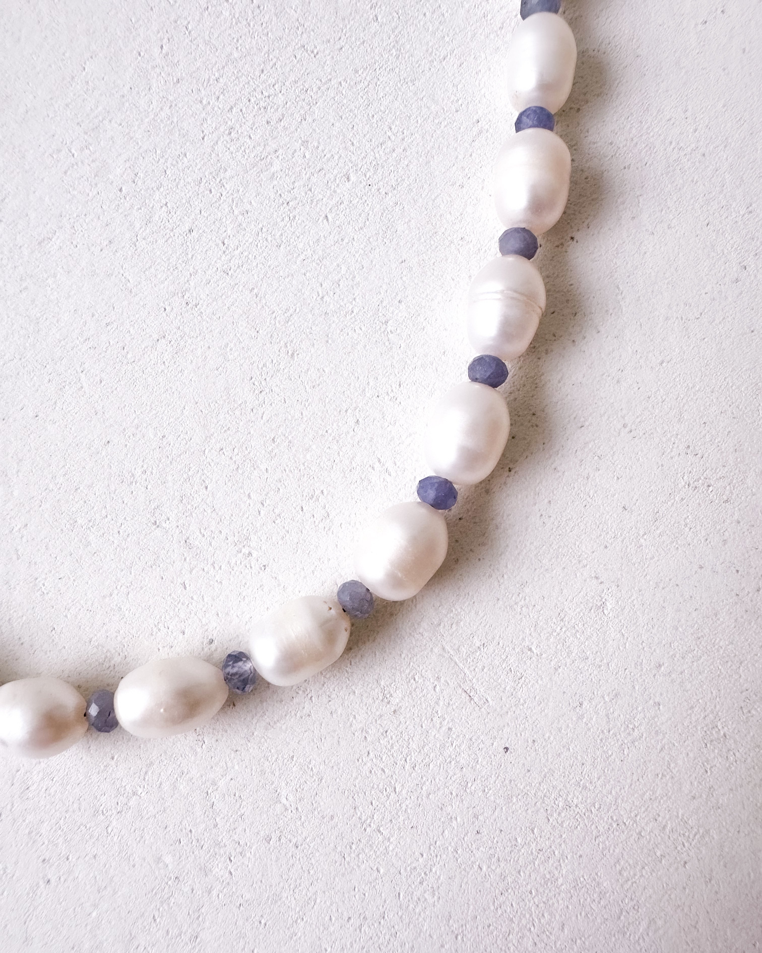 Collier TACARI - Perles de culture & Tanzanite