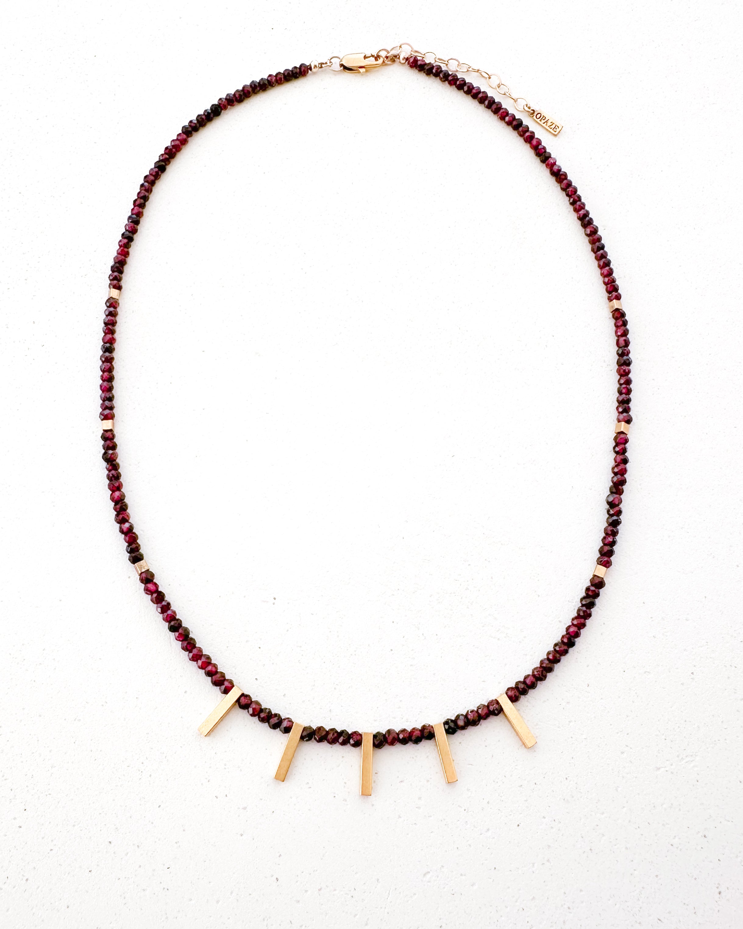 Collier ZALEA - grenat