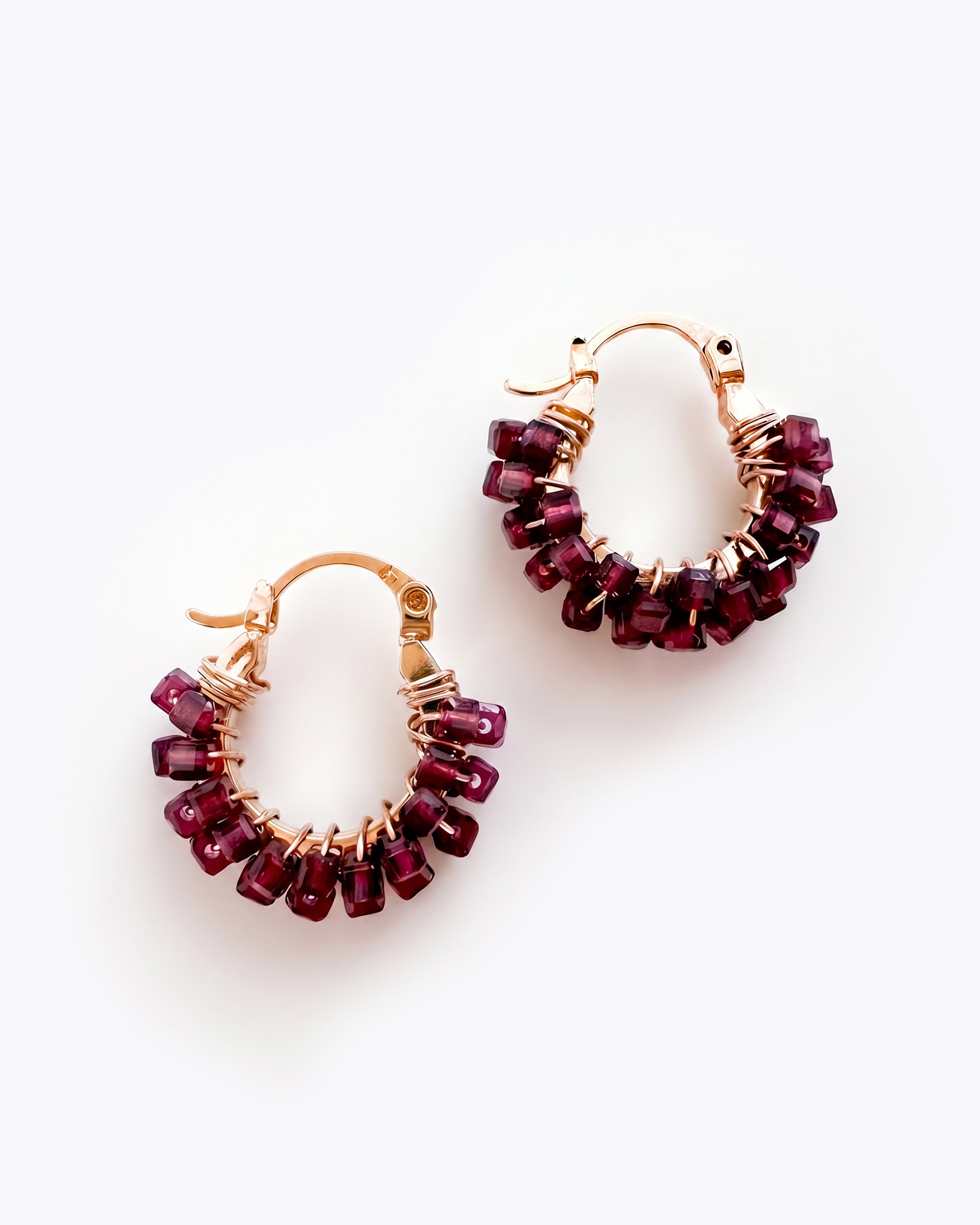 AMANI Garnet Earrings