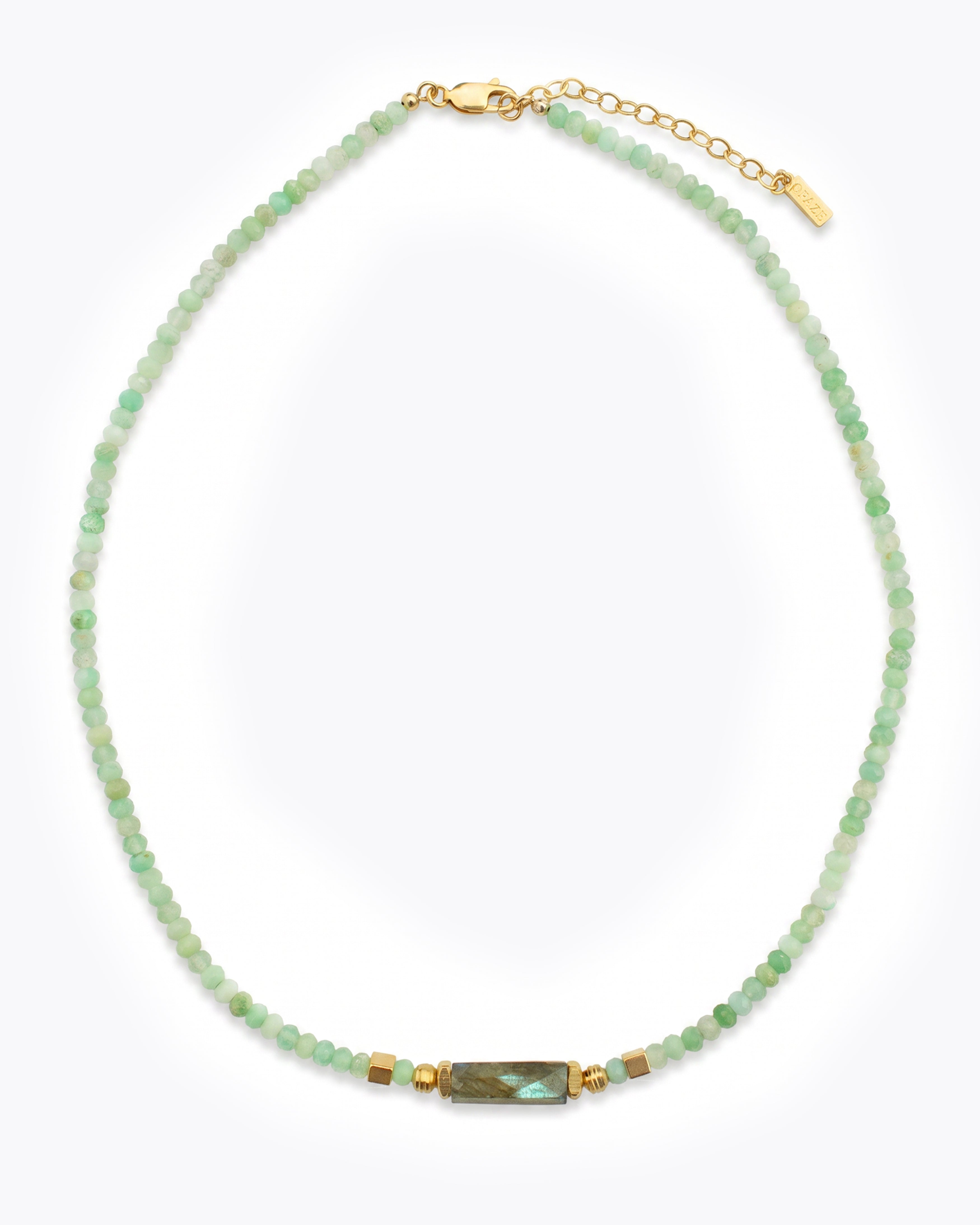 ASHA Chrysoprase & Labradorite Necklace