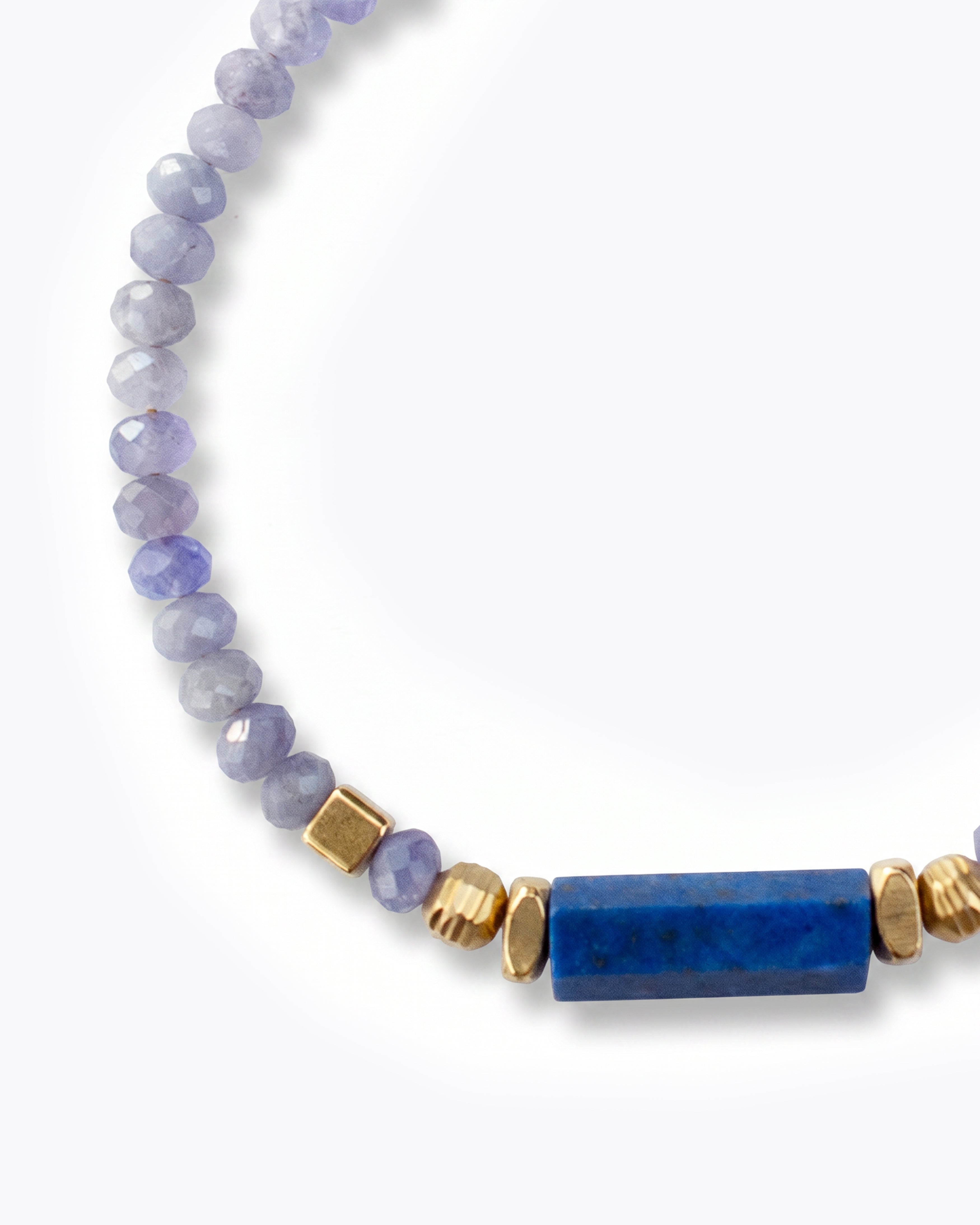 ASHA Armband Tansanit & Lapislazuli