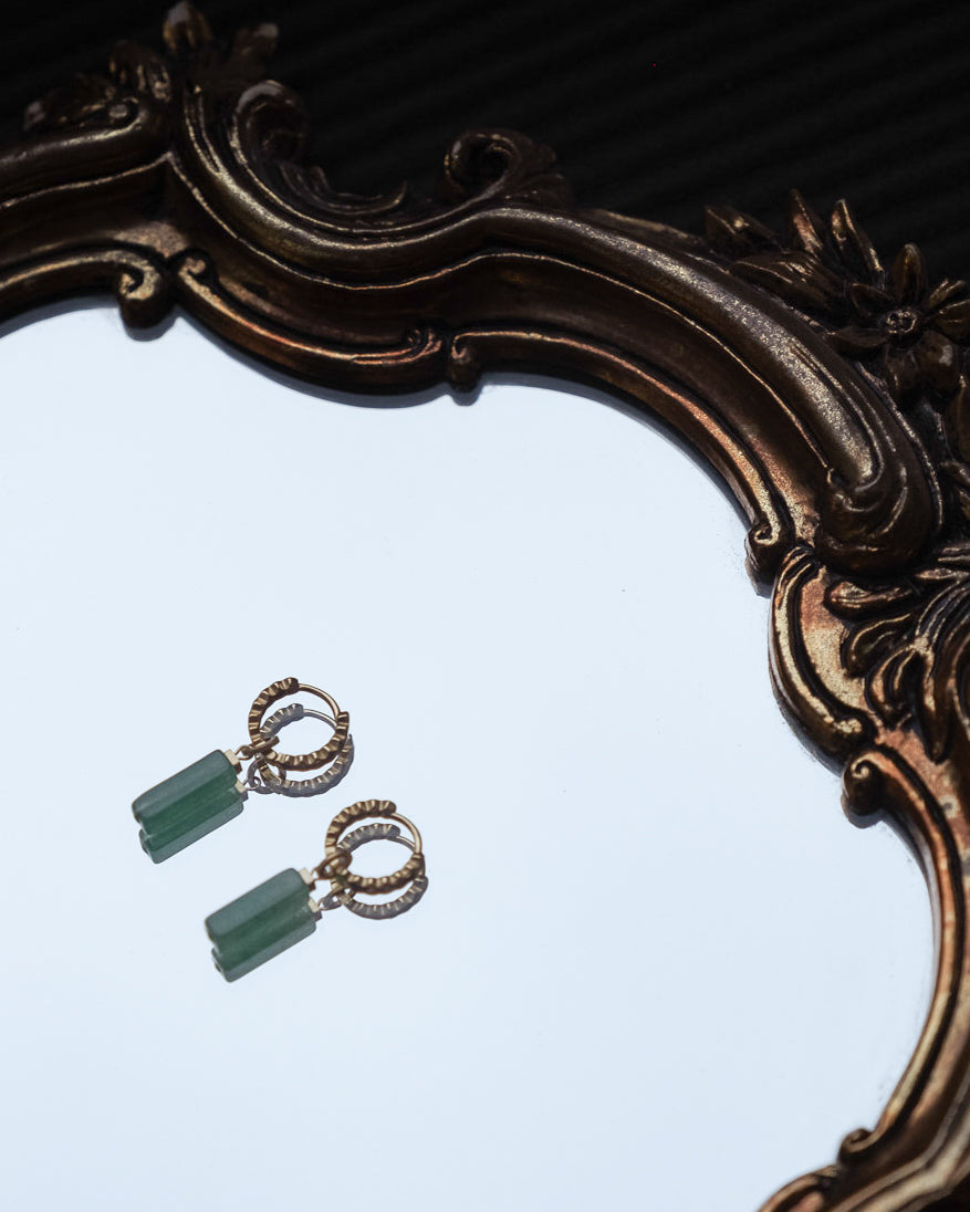 Boucles d'oreilles INARA - Aventurine