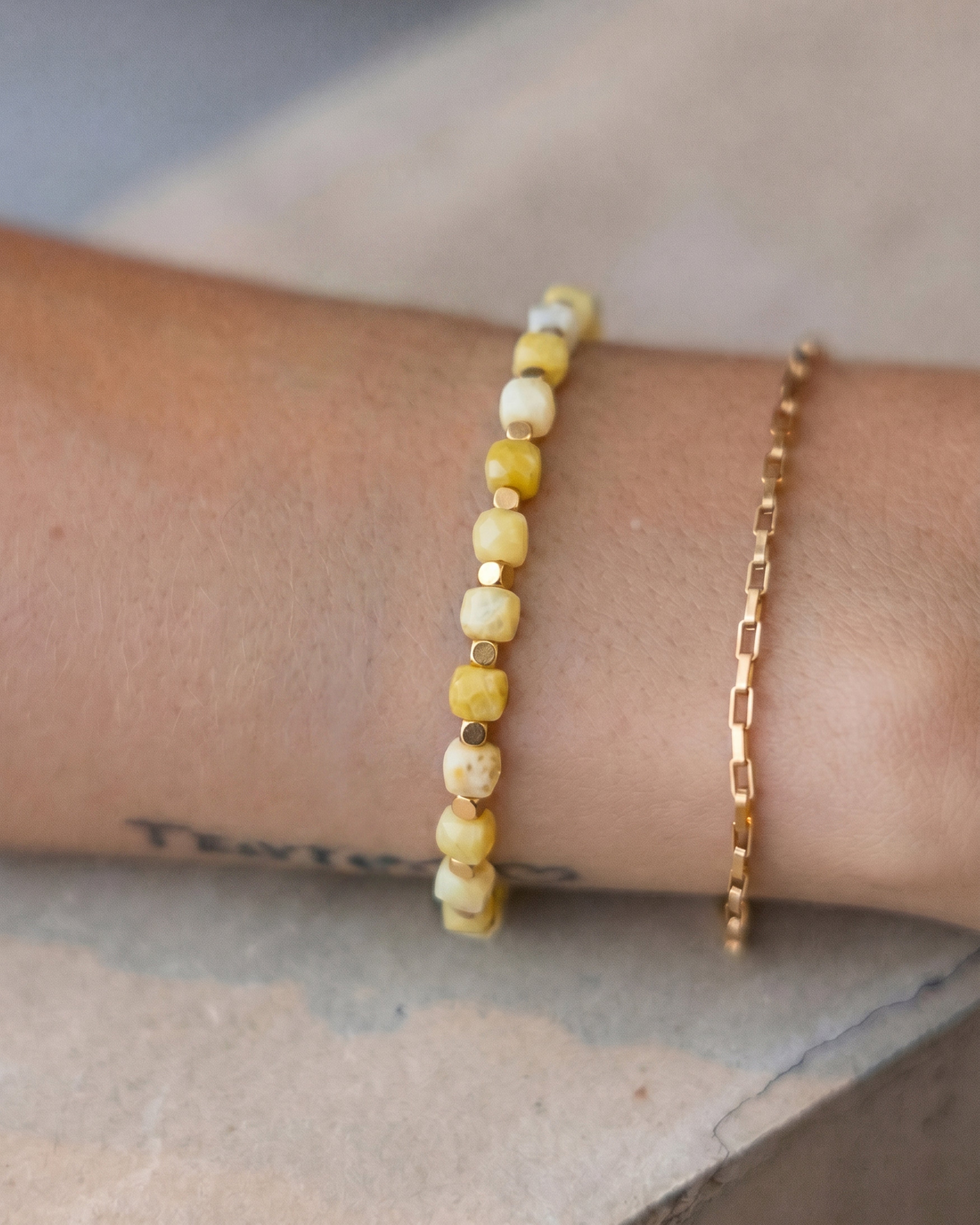 KALEA Pulsera Ópalo amarillo