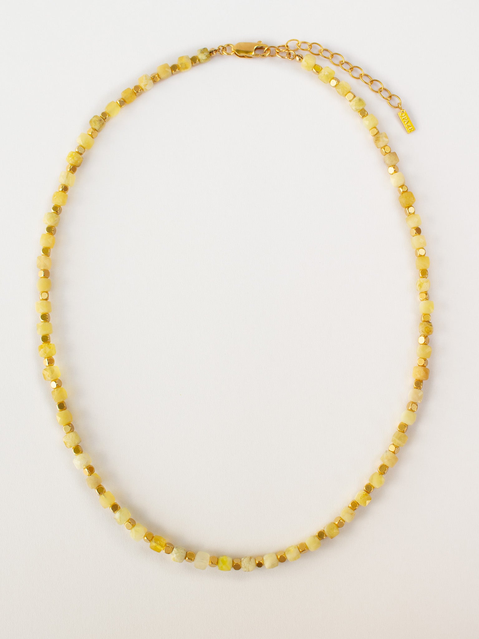 Collier KALEA - Opale Jaune & Or