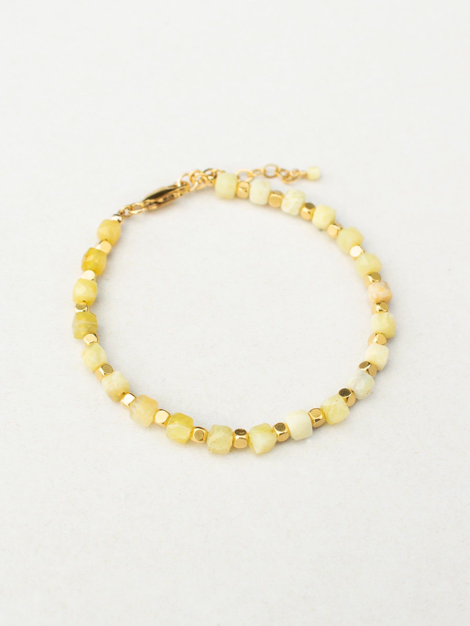 Bracelet KALEA – Opale Jaune & Or