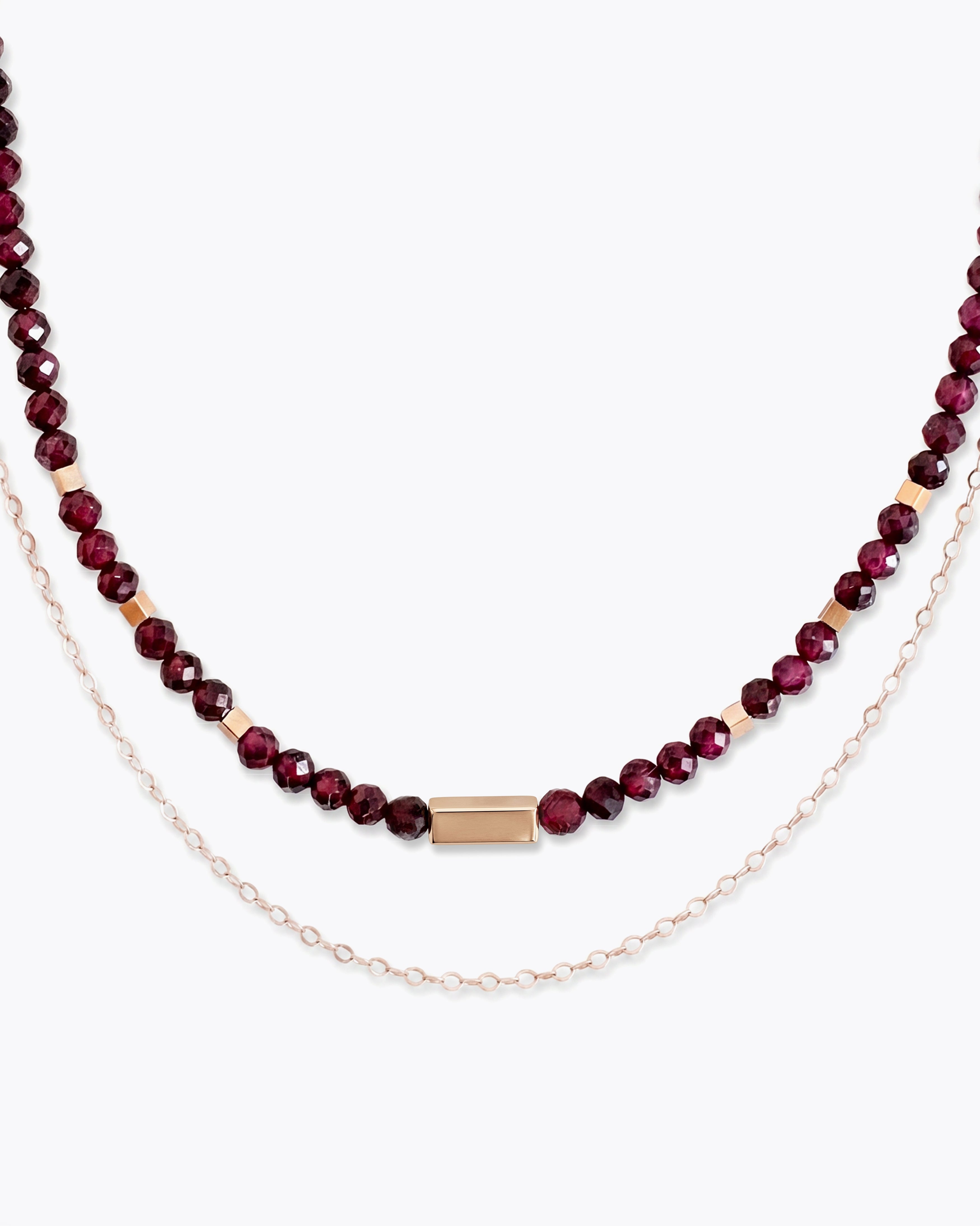 MIRAY Kette Granat