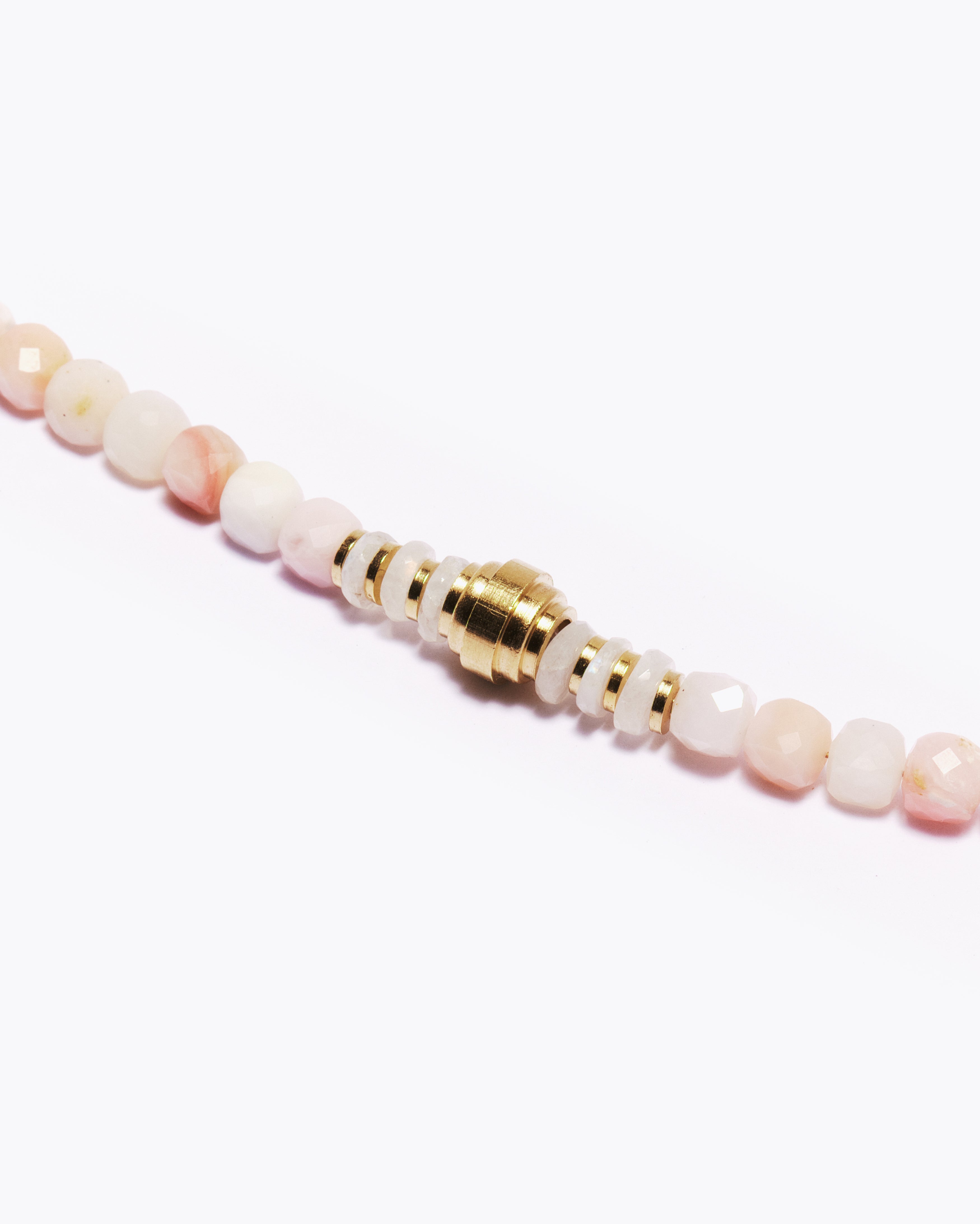 NAYA Pulsera Ópalo rosa & Piedra lunar
