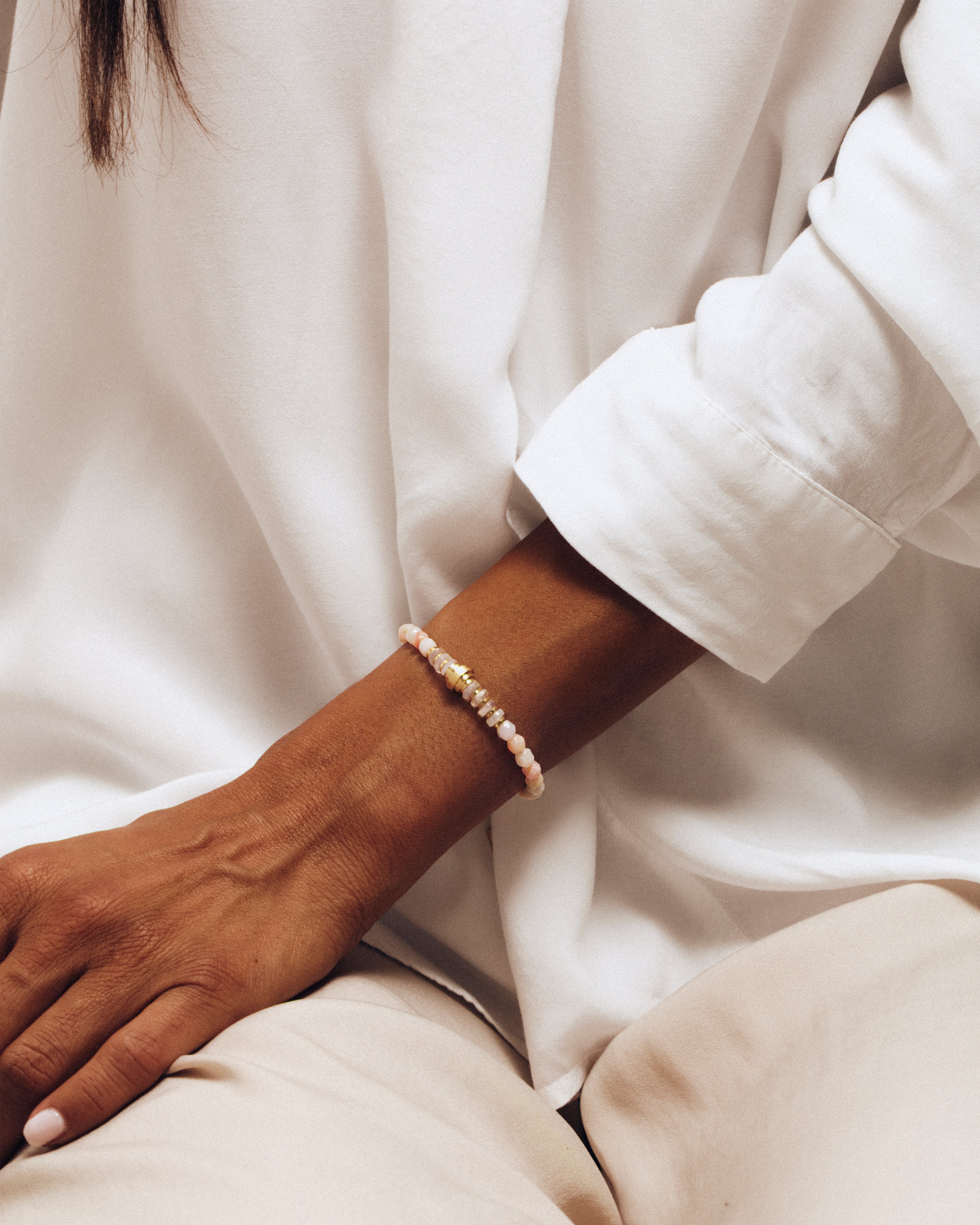NAYA Pink Opal & Moonstone Bracelet