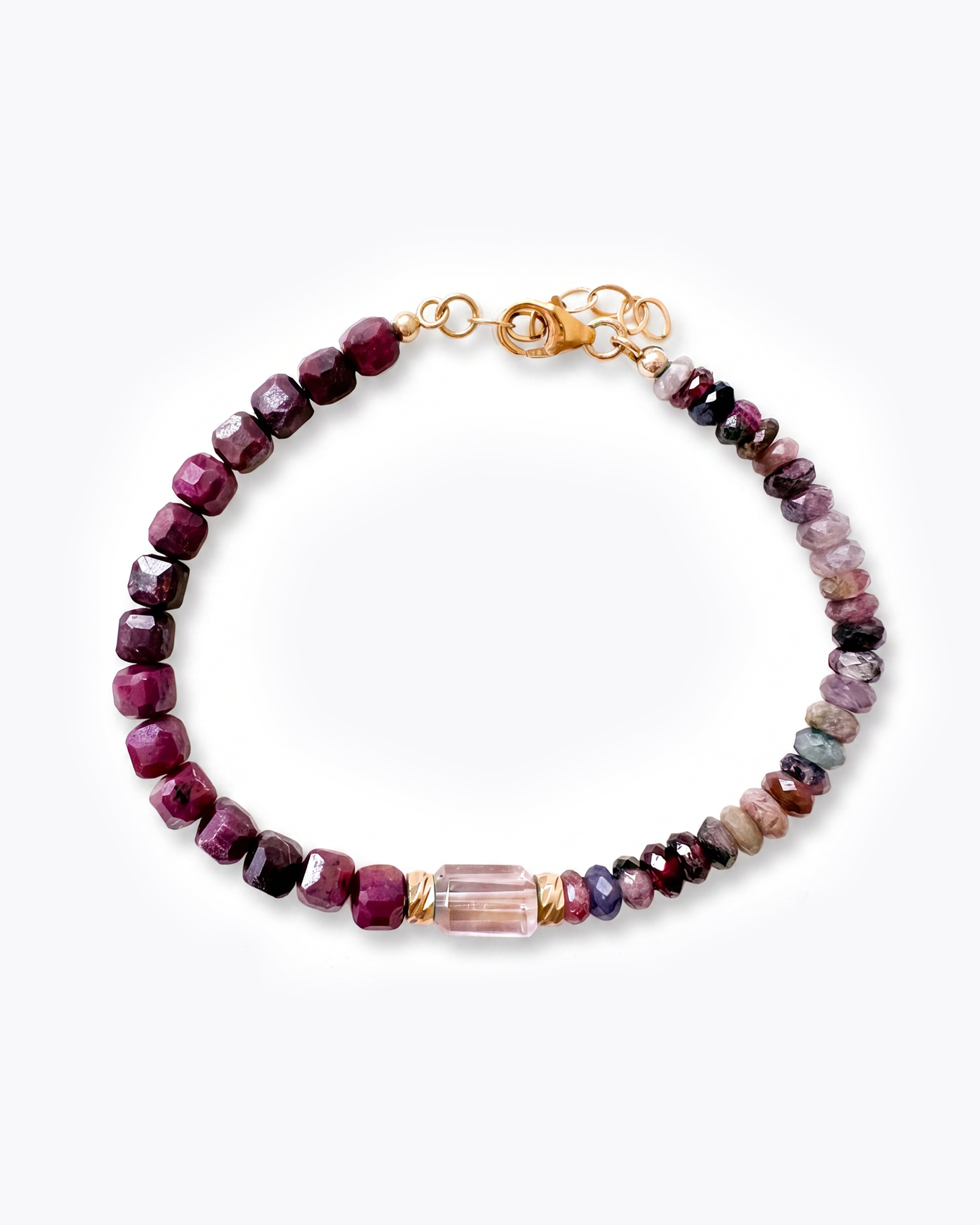 RAYA Armband Rubin, Ametrin & Wassermelonen-Turmalin