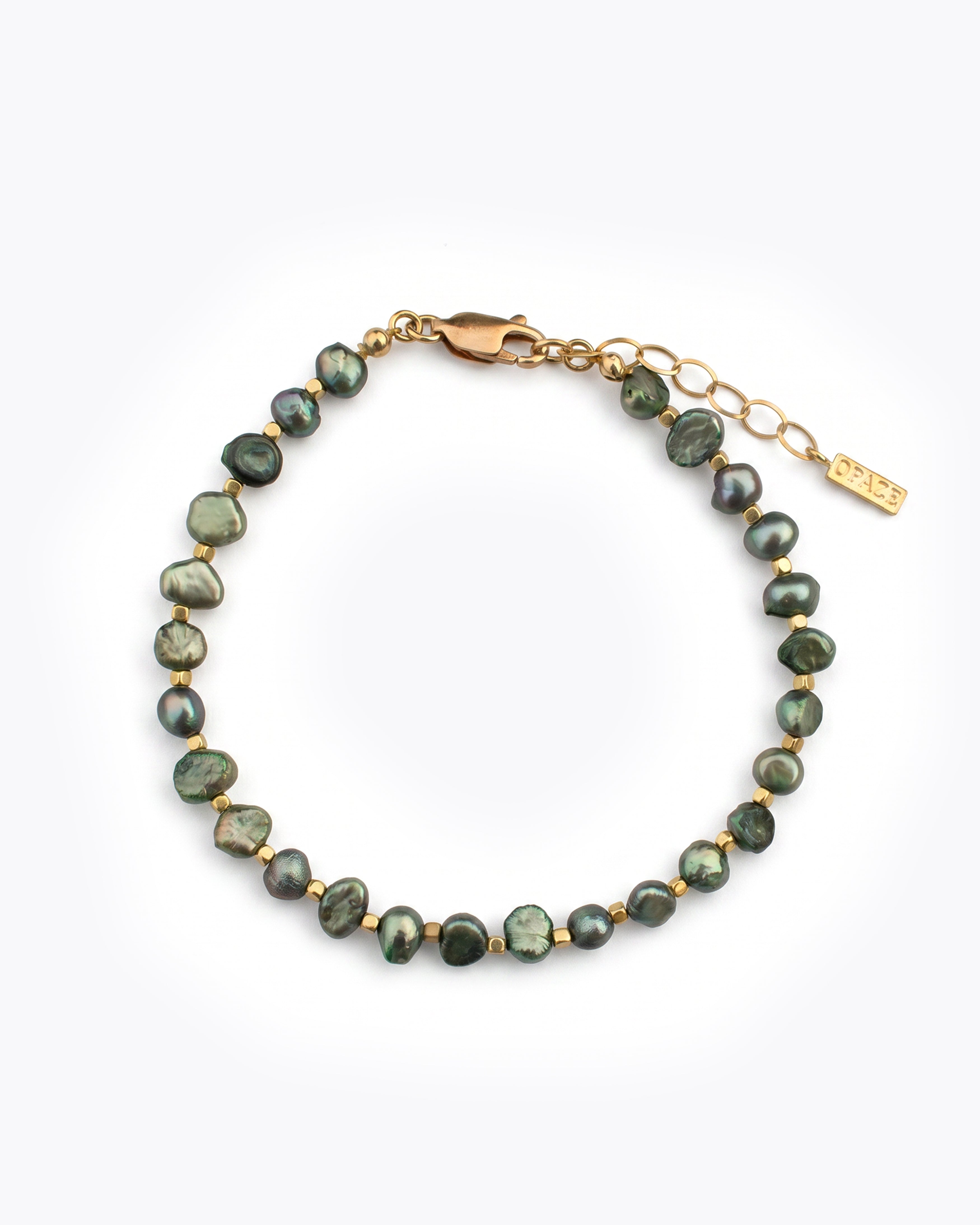VEYRA Pulsera Perla negra de agua dulce