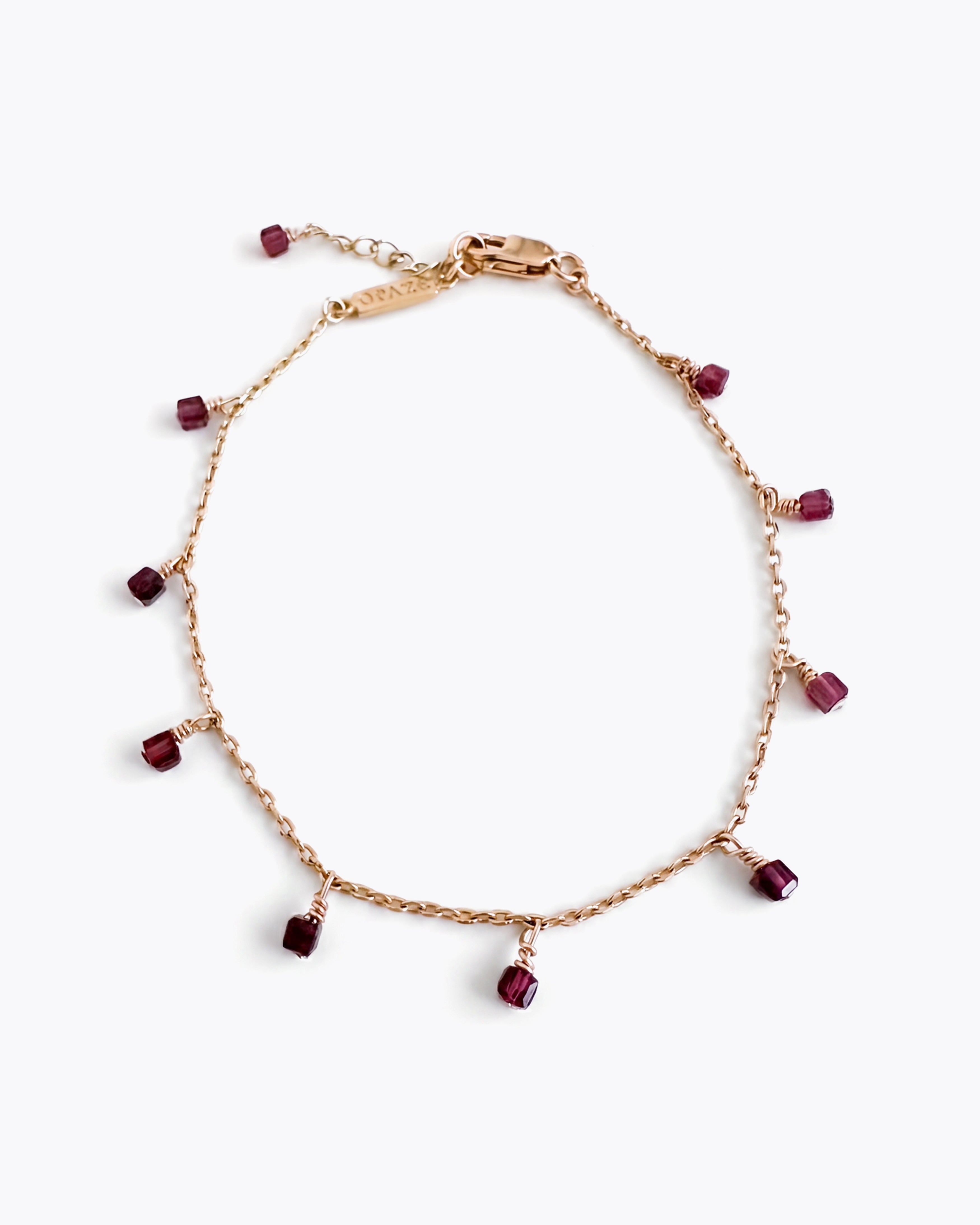 ZARIA Pulsera Granate